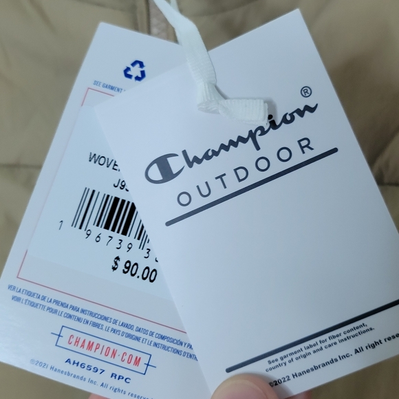 New Champion Outdoor Walnut Khaki Utility Puffer Vest Coat Large - Picture 6 of 8